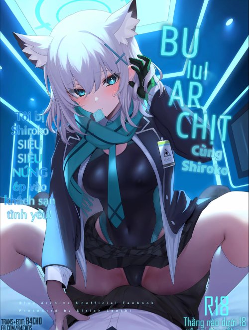 Bìa truyện BululArchịt~ Tôi bị Shiroko siêu siêu NỨNG ép vào khách sạn tình yêu!