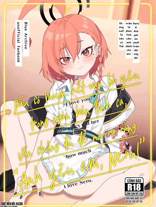 Bìa truyện Dẫu có mượn hết vạn lời yêu trong ngàn bản tình ca, vẫn chẳng đủ để nói ra rằng "Anh yêu em, Neru!'