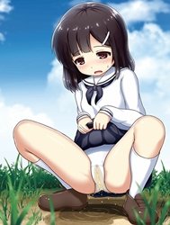 Bìa truyện Tiểu Ư? Để Sau [Genkai!? Oshikko]