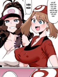 Bìa truyện Chơi Pokemon Go, Thu Phục Luôn Hai Em HLV Haruka và Touko [Playing Together With Haruka and Touko; Haruka to Touko no Hiasobi ; ハルカとトウコの火遊び (ポケットモンスター)]