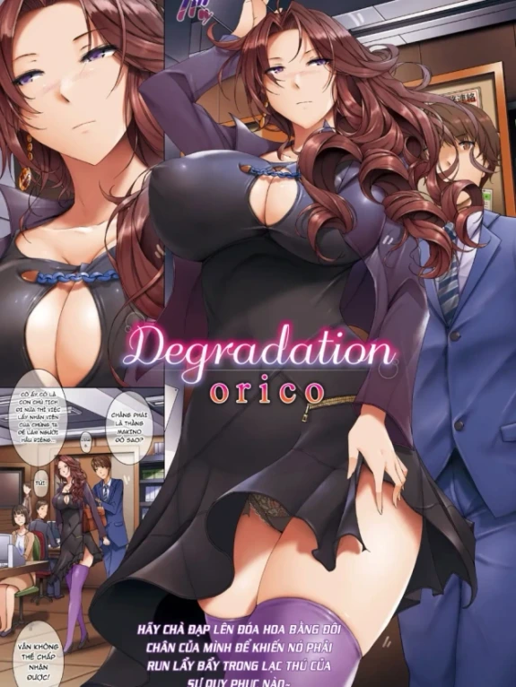 Bìa truyện Sự suy đồi hóa của phú bà vú to