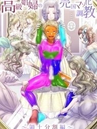 Bìa truyện Huấn luyện hoàng tử bán nước của điếm quý tộc ~Phân chia lãnh thổ~ [Koukyuu Shoufu no Baikoku Maso-ka Choukyou~Ryoudo Bunkatu Hen~; 高級娼婦の売国マゾ化調教～領土分割編～]